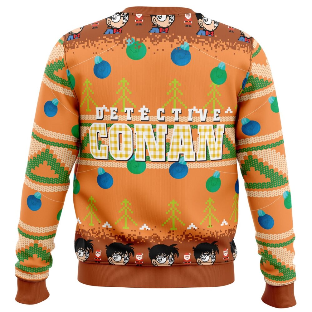 Detective Conan Ugly Christmas Sweater - Holiday Jumper Sweatshirt - Narides