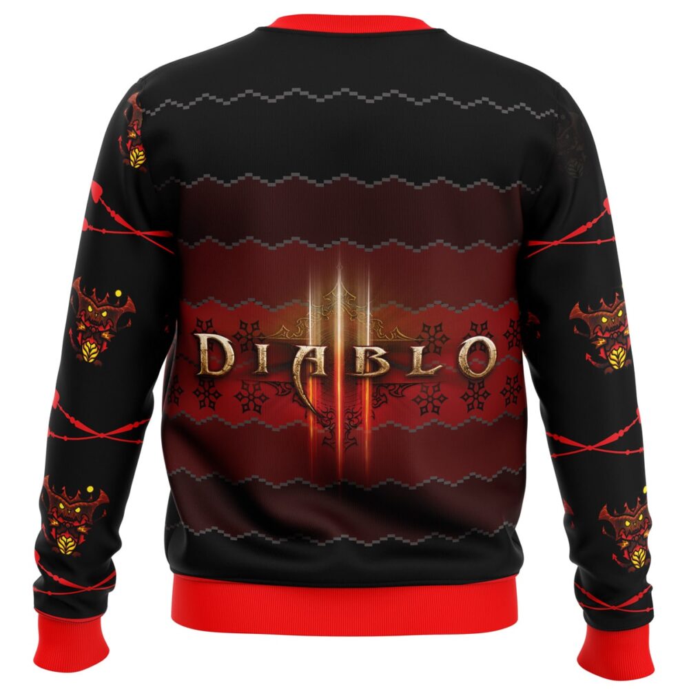 Diablo 3 Ugly Christmas Sweater - Holiday Jumper Sweatshirt - Narides