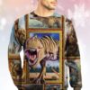 Dinosaur Kvh Christmas Awesome Ugly Sweater - Narides