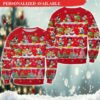 Personalized Disney Mickey Mouse Christmas 3D Ugly Sweater - Ugly Christmas Sweater - Narides