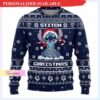 Personalized Disney Stitch Christmas 3D Sweater - Ugly Christmas Sweater - Narides