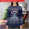 Personalized Disney Stitch Christmas 3D Sweater - Ugly Christmas Sweater - Narides