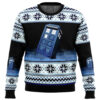 Doctor Who Tardis Ugly Christmas Sweater - Holiday Jumper Sweatshirt - Narides