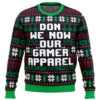 Don We Now Our Gamer Ugly Christmas Sweater - Holiday Jumper Sweatshirt - Narides