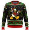 Donald Duck Christmas Lights Ugly Christmas Sweater - Holiday Jumper Sweatshirt - Narides