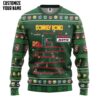 Donkey Kong Christmas Custom Name Party Ideas Christmas Jumper Awesome Ugly Sweater - Narides