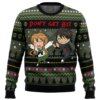 Don't Get Bit High School of the Dead Ugly Christmas Sweater - Holiday Jumper Sweatshirt - Narides