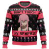 Don't Touch My Senpai!! The Future Diary Ugly Christmas Sweater - Holiday Jumper Sweatshirt - Narides