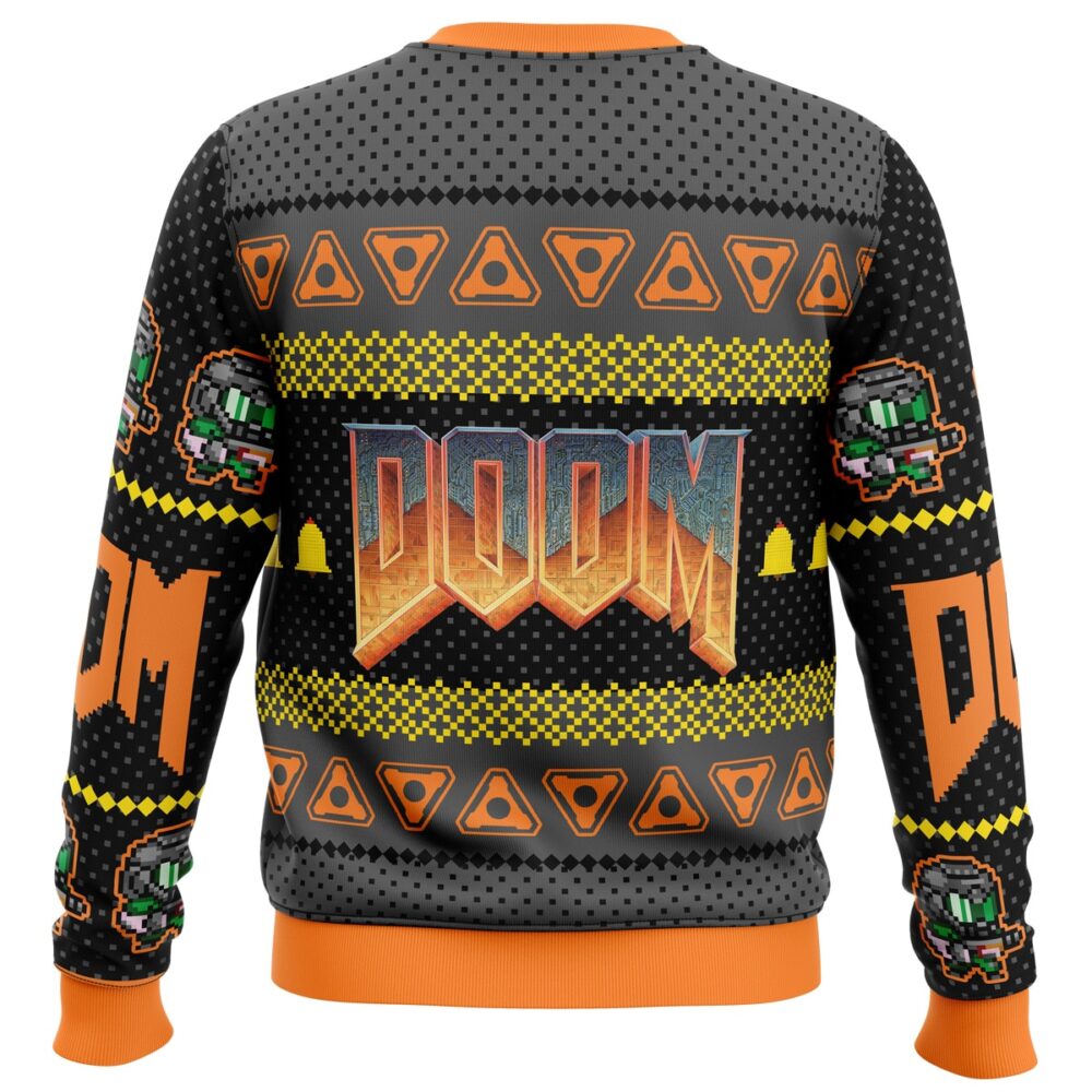 Doom Ugly Christmas Sweater - Holiday Jumper Sweatshirt - Narides