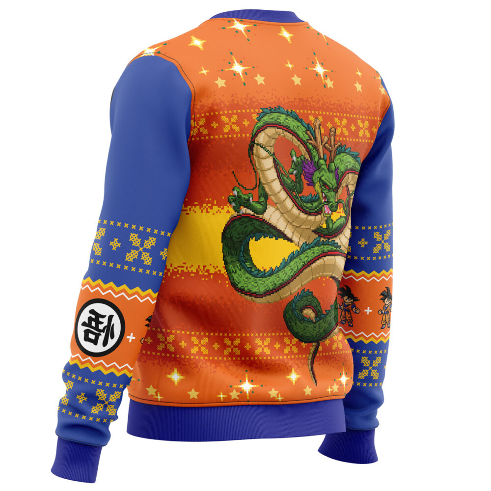 Dragon Ball Z Goku Christmas Ugly Christmas Sweater - Holiday Jumper Sweatshirt - Narides