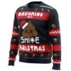 Dreaming Christmas Shite Christmas Ugly Christmas Sweater - Funny Holiday Jumper Sweatshirt - Narides