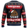 Dreaming Christmas Shite Christmas Ugly Christmas Sweater - Funny Holiday Jumper Sweatshirt - Narides