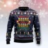 Drinking Beer All The Way Christmas Us1344 Ugly Sweater - Narides