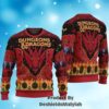 Dungeons Dragons Seven Dice Arolling Christmas Ugly Sweater - Narides