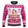 Dunkin Donuts Custom Christmas Jumpers Awesome Ugly Sweater - Narides