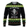 Eff You See Kay Jack Skellington S Awesome Ugly Sweater - Narides