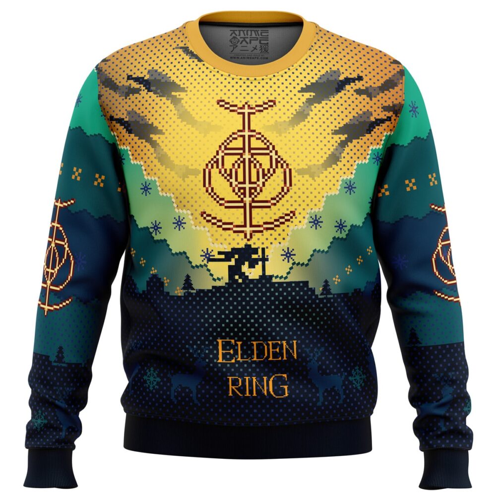 Elden Ring Ugly Christmas Sweater - Holiday Jumper Sweatshirt - Narides