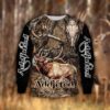 Elk Hunting Christmas Awesome Ugly Sweater - Narides