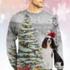 English Springer Snow Christmas Awesome Ugly Sweater - Narides