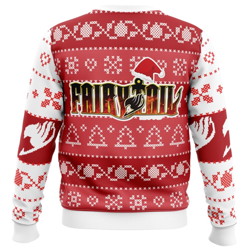 Erza Scarlet Fairy Tail Ugly Christmas Sweater - Holiday Jumper Sweatshirt - Narides