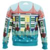 Everywhere Full House Ugly Christmas Sweater - Holiday Jumper Sweatshirt - Narides