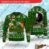 Fa La La God Zilla Christmas Shirt Christmas Jumper Ugly Sweater - Narides