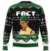 Fact Christmas Is Here The Office Ugly Christmas Sweater - Holiday Jumper Sweatshirt - Narides