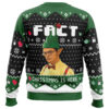 Fact Christmas Is Here The Office Ugly Christmas Sweater - Holiday Jumper Sweatshirt - Narides