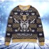 Falalala Valhallala Viking God Christmas Awesome Ugly Sweater - Narides