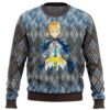 Fate Zero Saber Christmas Awesome Ugly Sweater - Narides