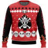 Fire Fist Ace Portgas D. Ace One Piece Ugly Christmas Sweater - Holiday Jumper Sweatshirt - Narides