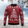 First With My Hot Fiance Christmas Limited Ugly Sweater - Narides