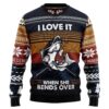 Fishing I Love It T110 Christmas Limited Ugly Sweater - Narides