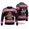 Flamingo Merry Flocking Christmas Party Ideas Christmas Jumper Awesome Ugly Sweater - Narides