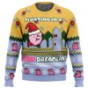 Floating in a Kirby Dreamland Ugly Christmas Sweater - Holiday Jumper Sweatshirt - Narides