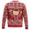 Follow Your Dreams Nightmare on Elm Street Ugly Christmas Sweater - Holiday Jumper Sweatshirt - Narides