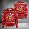 For Dad Fathers Day Ironworker Since Red Christmas Ugly Sweater - Narides