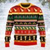 Funny Dick Pattern Christmas Ugly Sweater - Narides