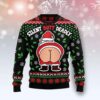 Funny Silent Butt Deadly Santa Christmas Awesome Ugly Sweater - Narides