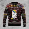 Funny Unicorn Christmas Christmas Limited Ugly Sweater - Narides