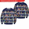 Personalized Funny Disney Mickey and Minnie Mouse Christmas 3D Sweater - Ugly Christmas Sweater - Narides