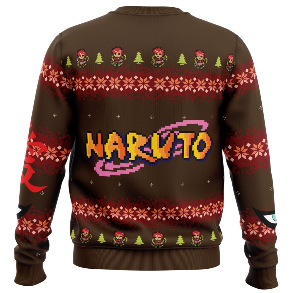 Gaara Shippuden Ugly Christmas Sweater - Holiday Jumper Sweatshirt - Narides