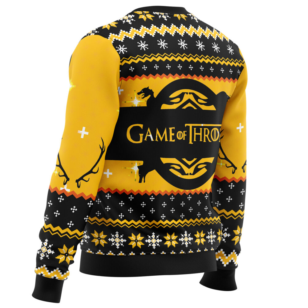 Game of Thrones House Baratheon Ugly Christmas Sweater - Holiday Jumper Sweatshirt - Narides