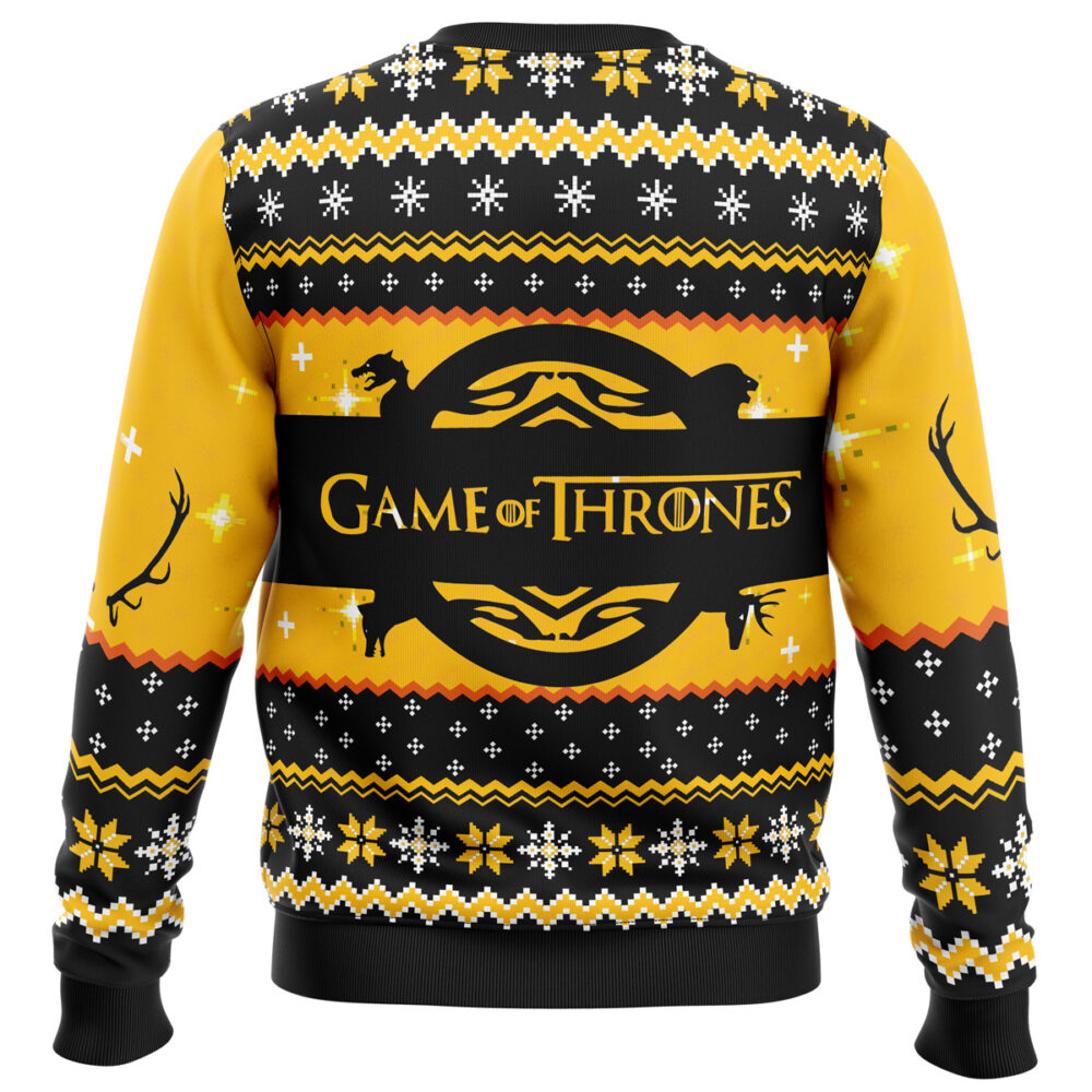 Game of Thrones House Baratheon Ugly Christmas Sweater - Holiday Jumper Sweatshirt - Narides