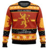 Game of Thrones House Lannister Ugly Christmas Sweater - Holiday Jumper Sweatshirt - Narides