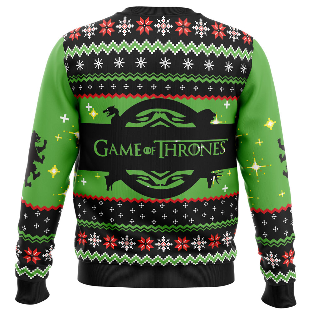 Game of Thrones House Mormont Ugly Christmas Sweater - Holiday Jumper Sweatshirt - Narides