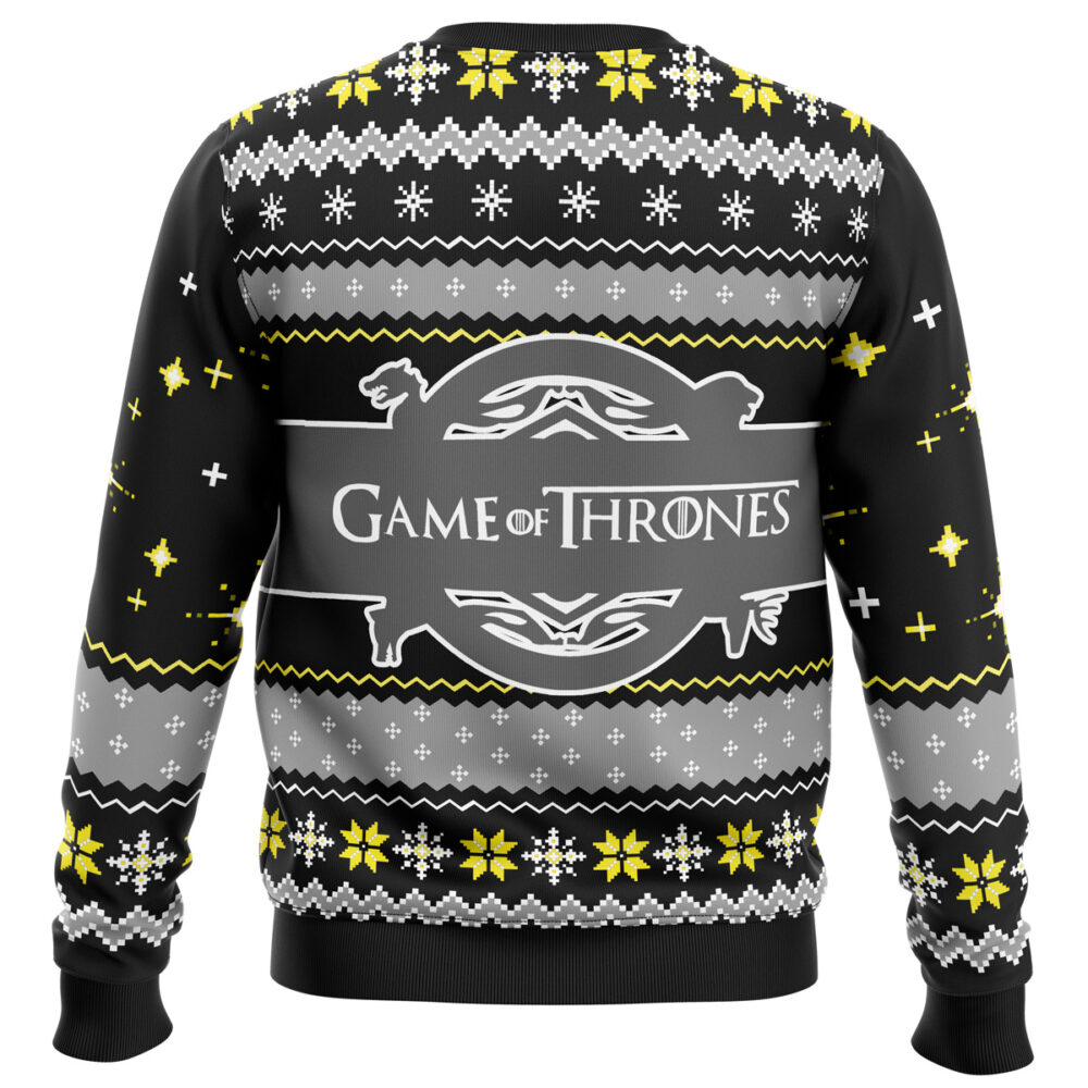 Game of Thrones House Stark Ugly Christmas Sweater - Holiday Jumper Sweatshirt - Narides