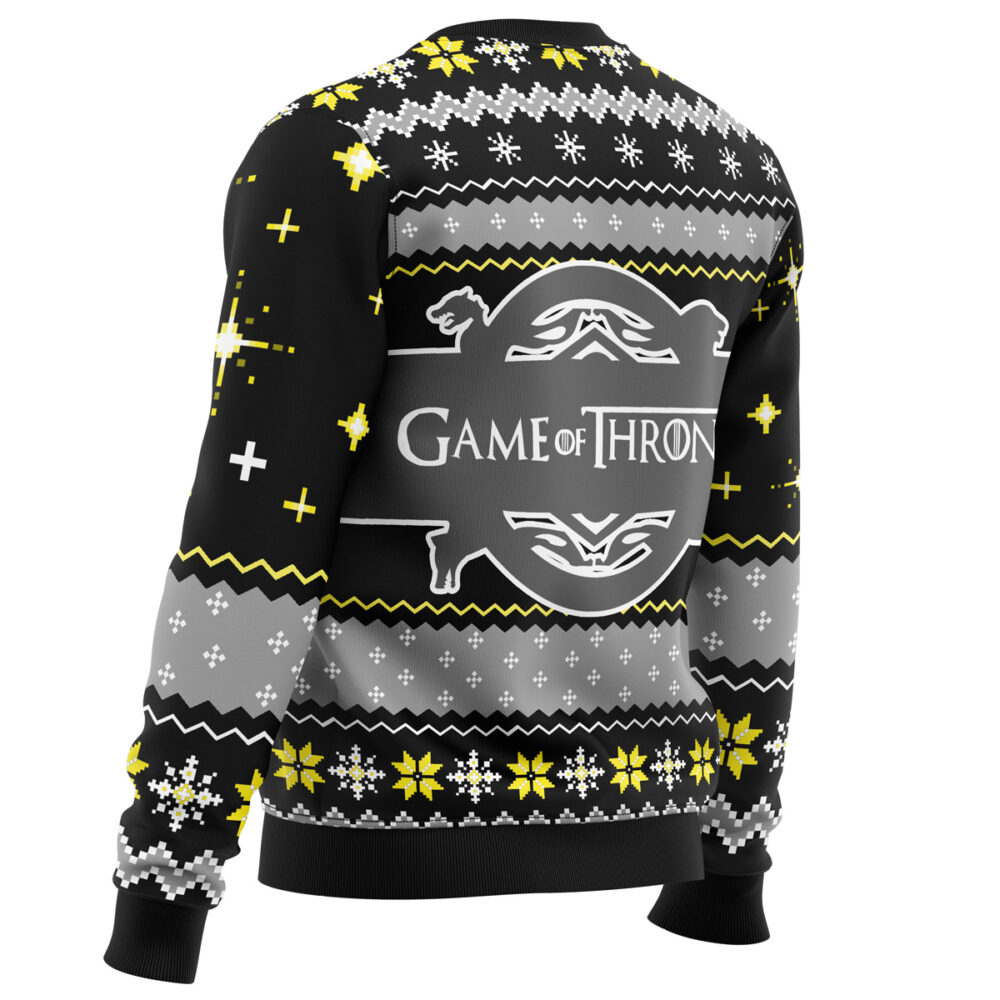 Game of Thrones House Stark Ugly Christmas Sweater - Holiday Jumper Sweatshirt - Narides