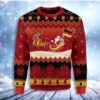 German Flag Through The Snow Christmas Awesome Ugly Sweater - Narides