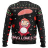 Ghibli Ponyo Loves Ham Ugly Christmas Sweater - Holiday Jumper Sweatshirt - Narides